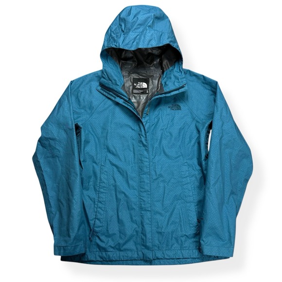 The North Face Jackets & Blazers - The North Face Jacket Women's Medium Blue HyVent 2.5L Hooded Waterproof Rain